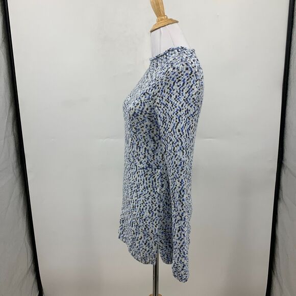 Talbots Marled Knit Heavy Sweater Womens P Petite High Neck Chunky Pullover - Picture 4 of 10